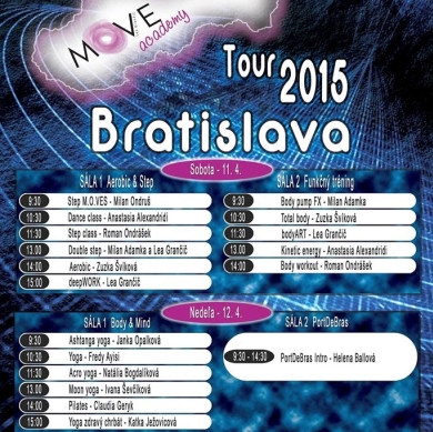 Sa o 5 jednodovch lstkov na Move Academy Tour Bratislava