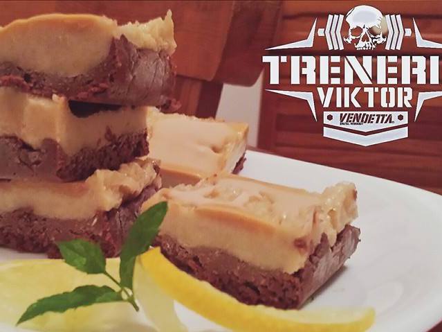 Vegansky, zdravy, raw cheesecake brownies!!!