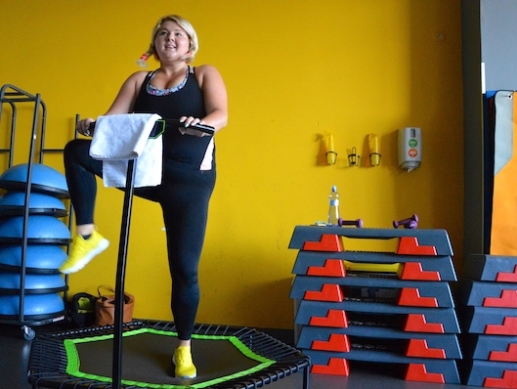 Evelyn vyskala jumping. Zvldla to?