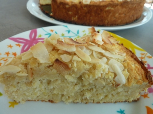 Jablková torta z kokosovej, ryžovej a amarantovej múky