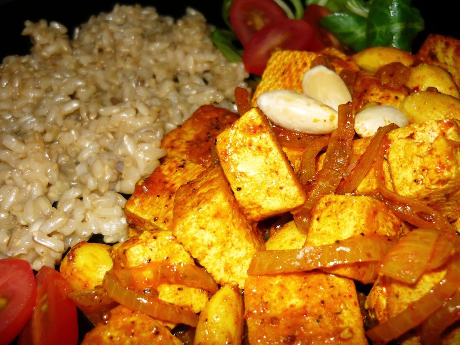 Tofu na mandliach