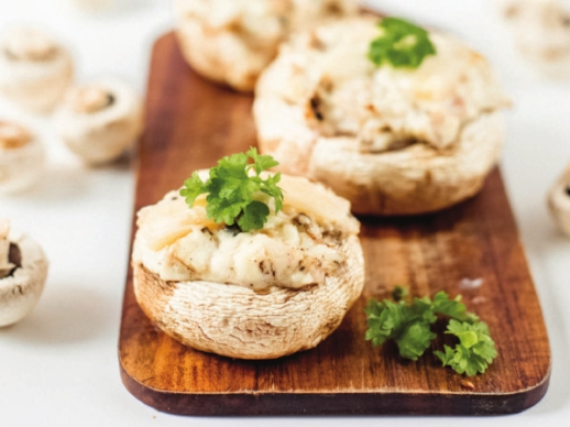 RECEPT: Zapečené šampiňóny na rýchly obed či večeru